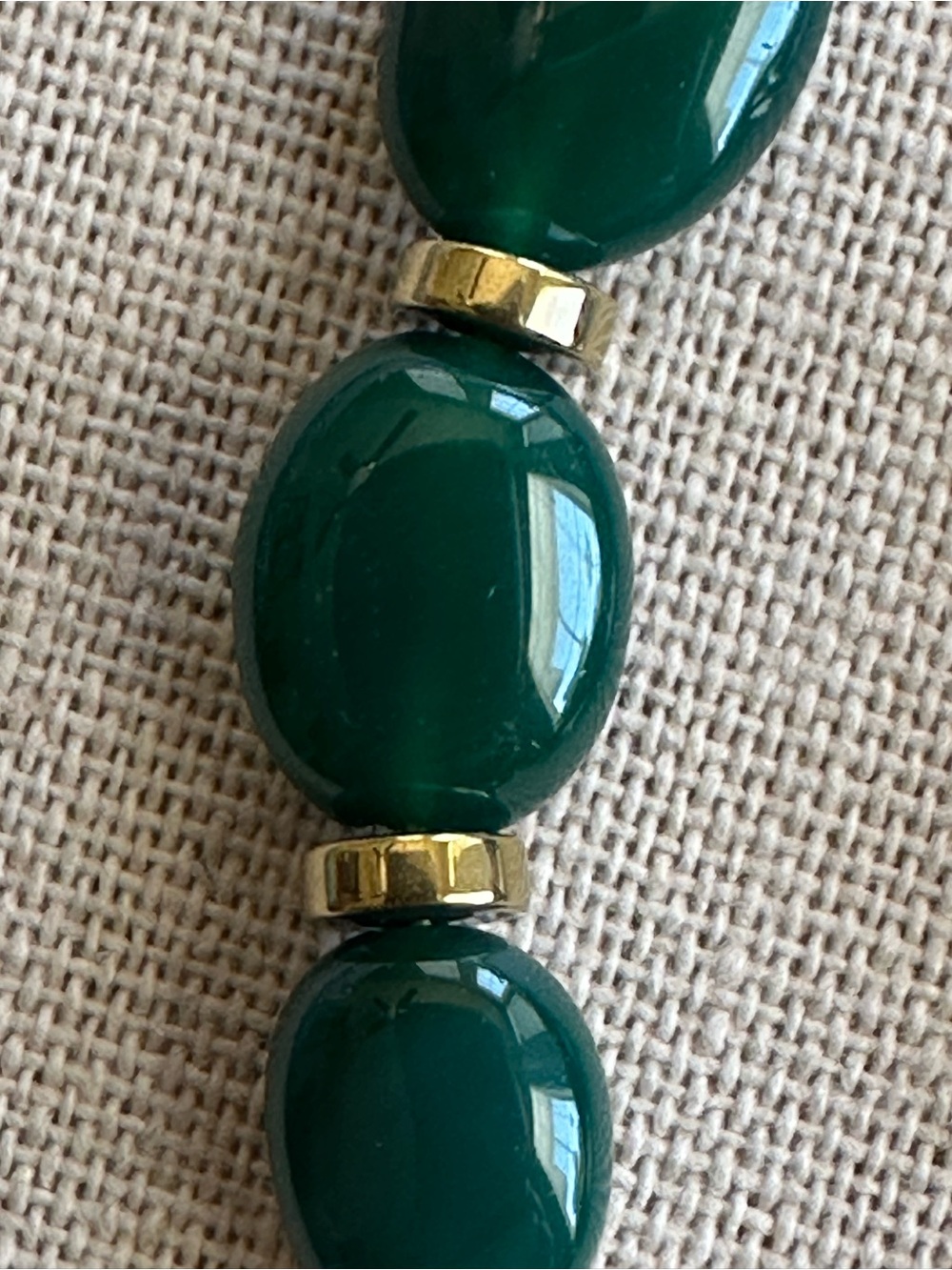 22-1/2 inch Onyx bead necklace NWOT - Picture 8 of 13